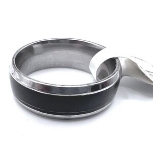 Fahrenheit Temperature Band Ring Stainless Steel/Black Size 11 Not registering